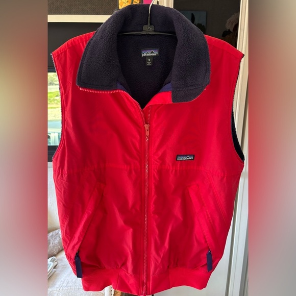 Patagonia Other - VINTAGE Patagonia fleece lined jacket red Small